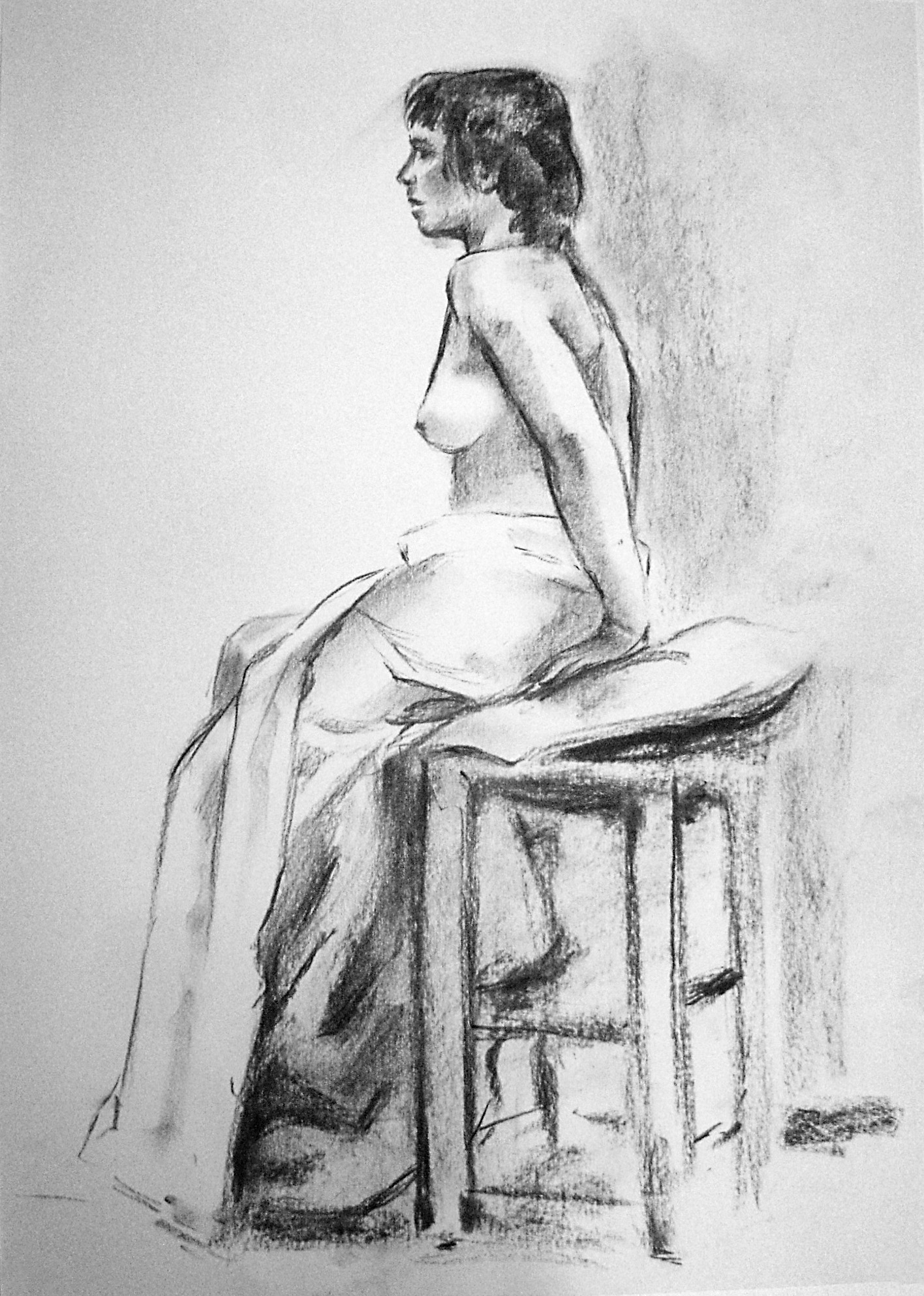 Apunt de model, en carbonet