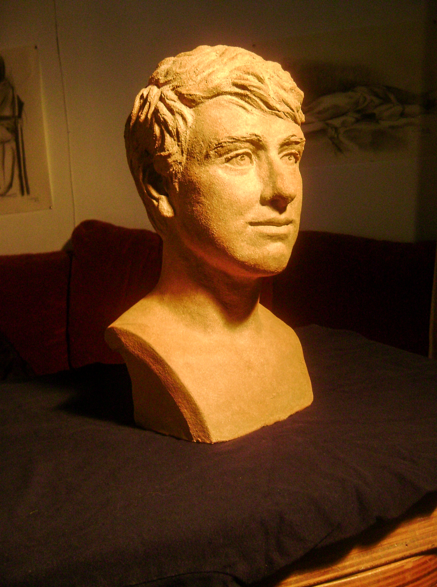 Retrat de l'Albert, a Banyoles, en terracota