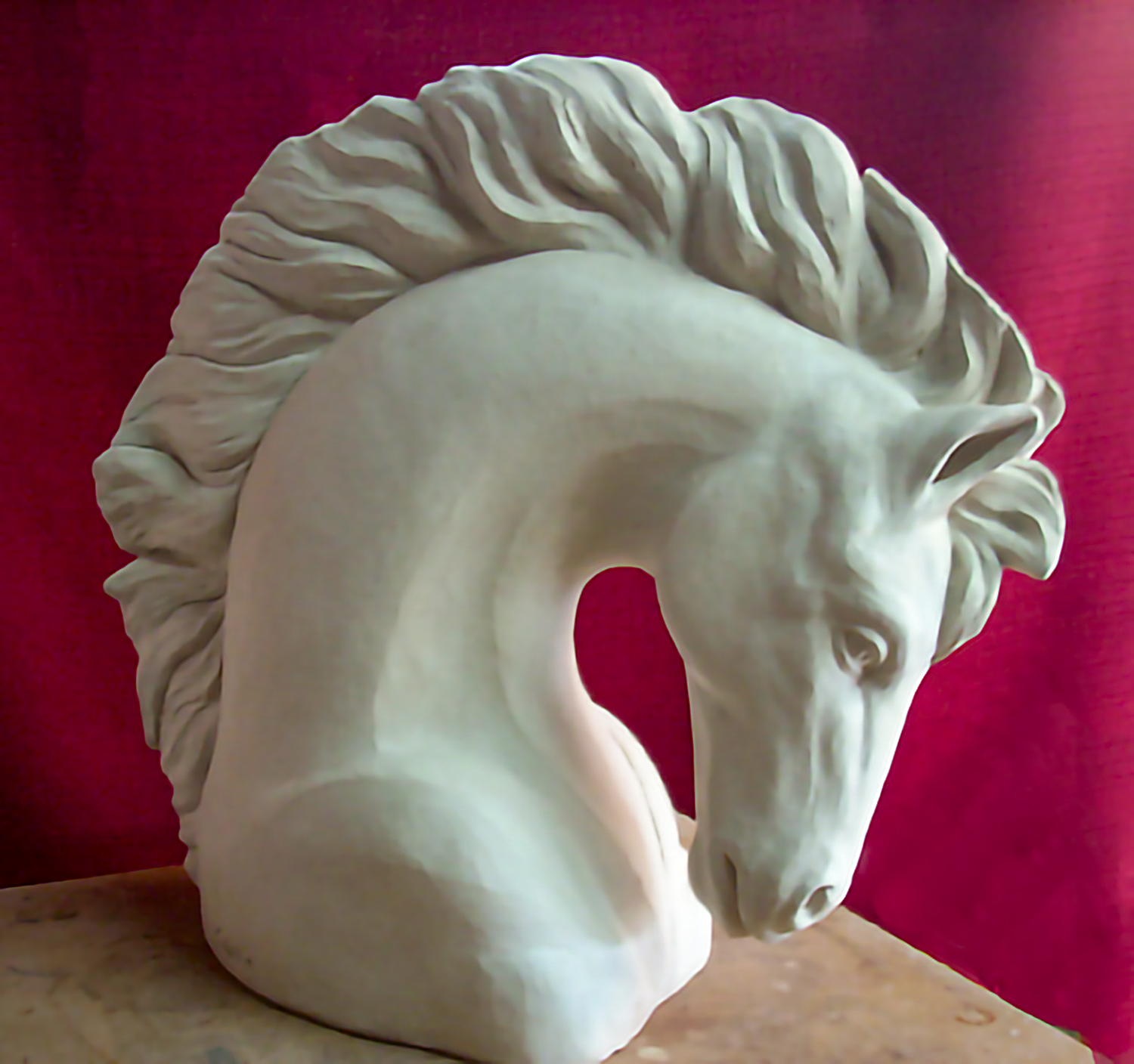 Cavall, en terracota
