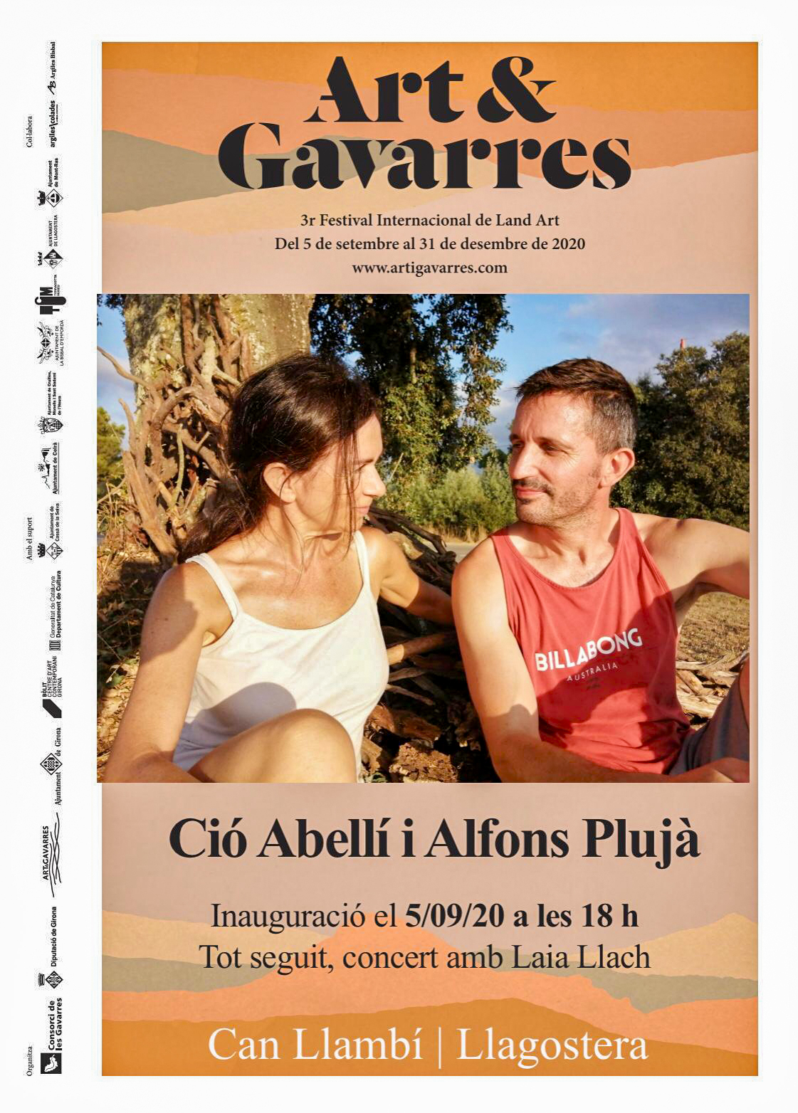 Cartell de l'edició de 2020 d'Art&Gavarres
