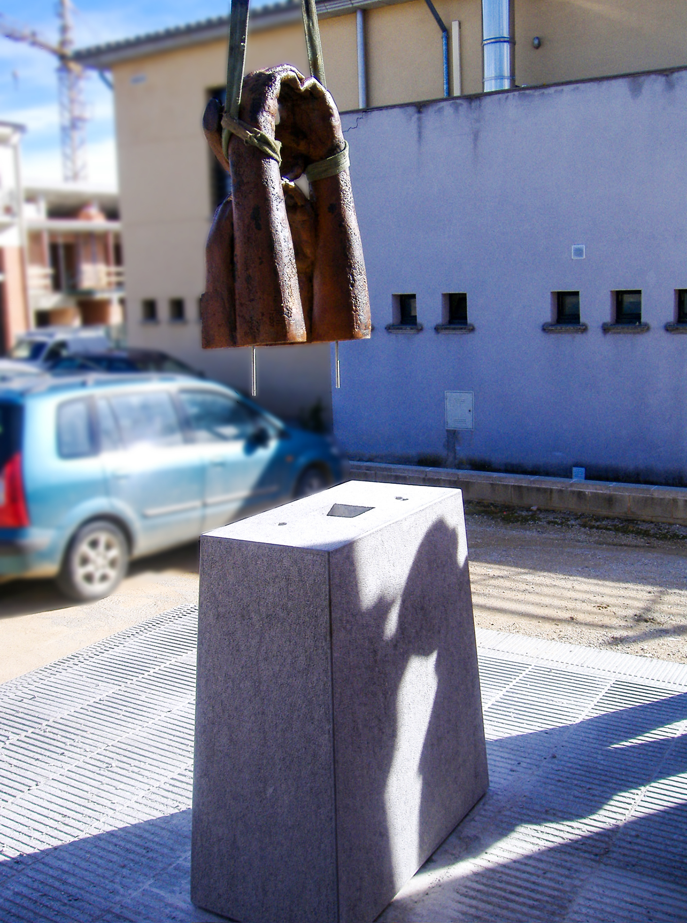 Muntatge a la pedra ja instal·lada.