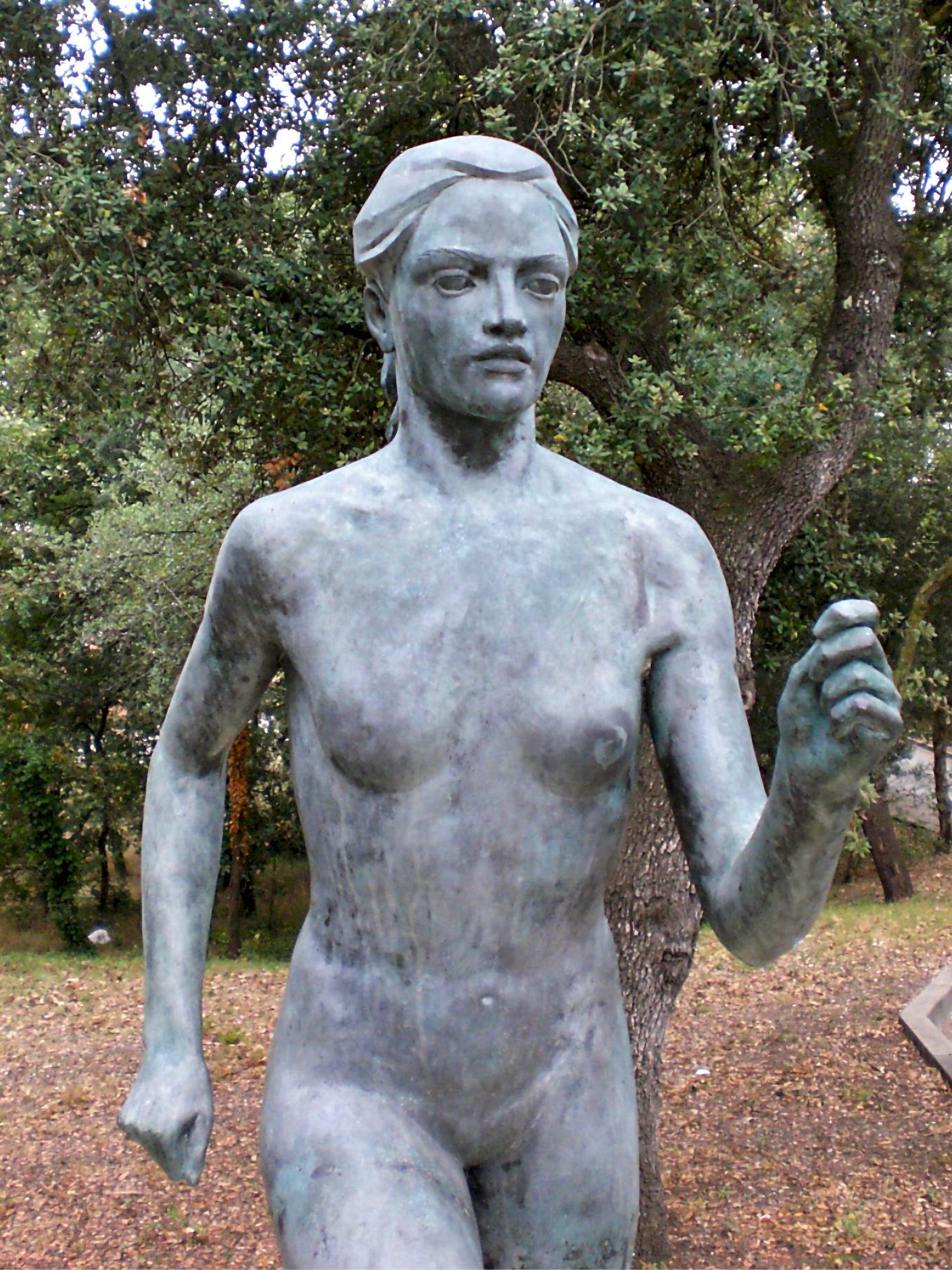 Imatge frontal de l'Atleta de Palau